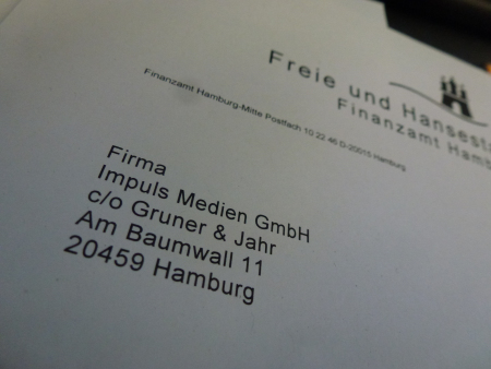 impulse briefkopf